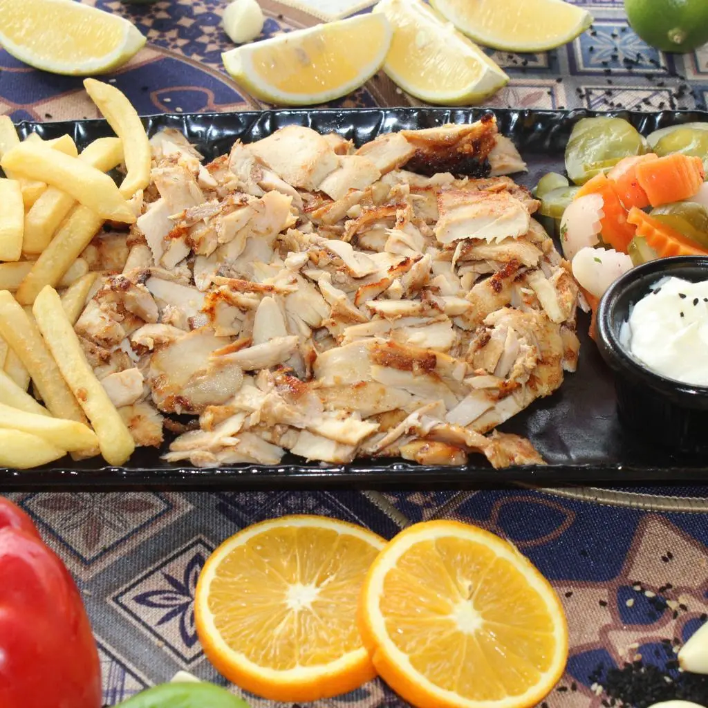 صحن شاورما دجاج