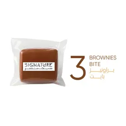 ٣ قطع براونيز صغيرة