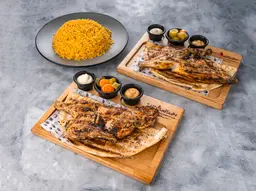 فروج مشوي مع رز