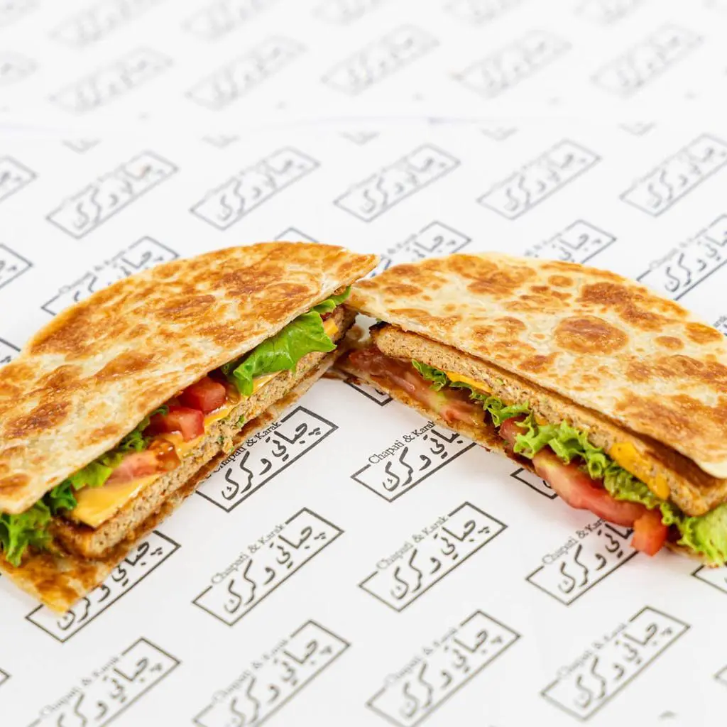 Chicken Burger Chapati