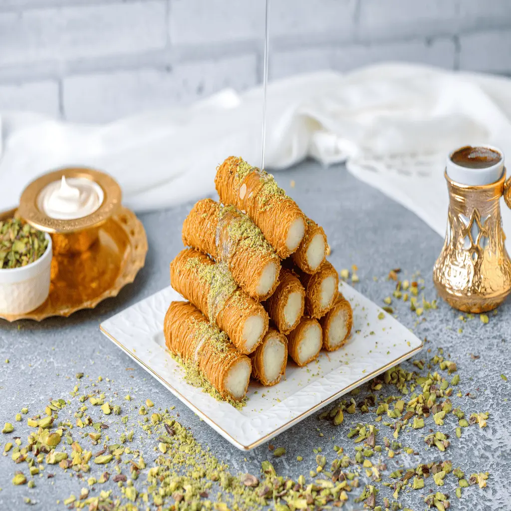 أصابع كنافة قشطة ١/٢ كيلو 🧡✨