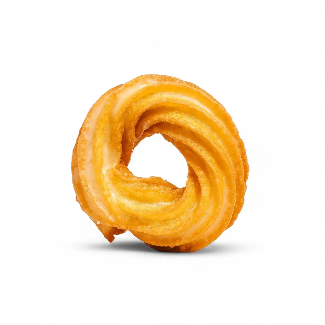 Glazed French Crullers Donut