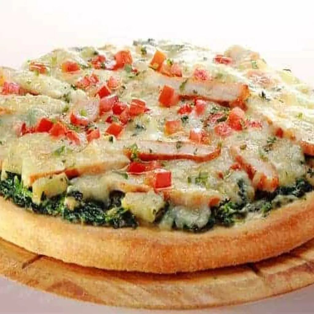 Spinach & Chicken Pizza