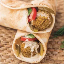 فلافل شامية بالعيش