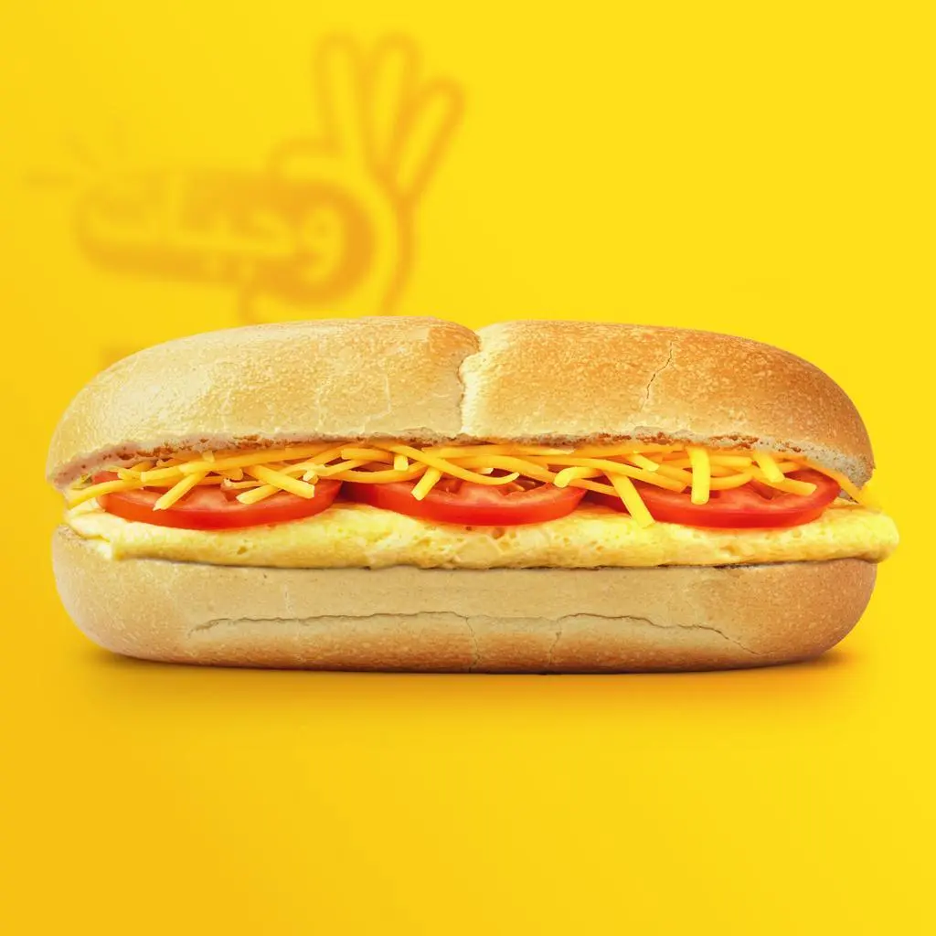 Fried Egg Sandwich with Cheddar Cheese