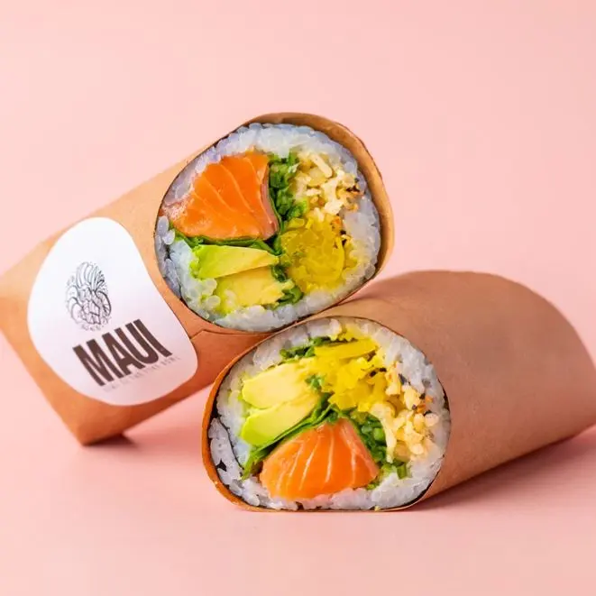 Salmon Burrito