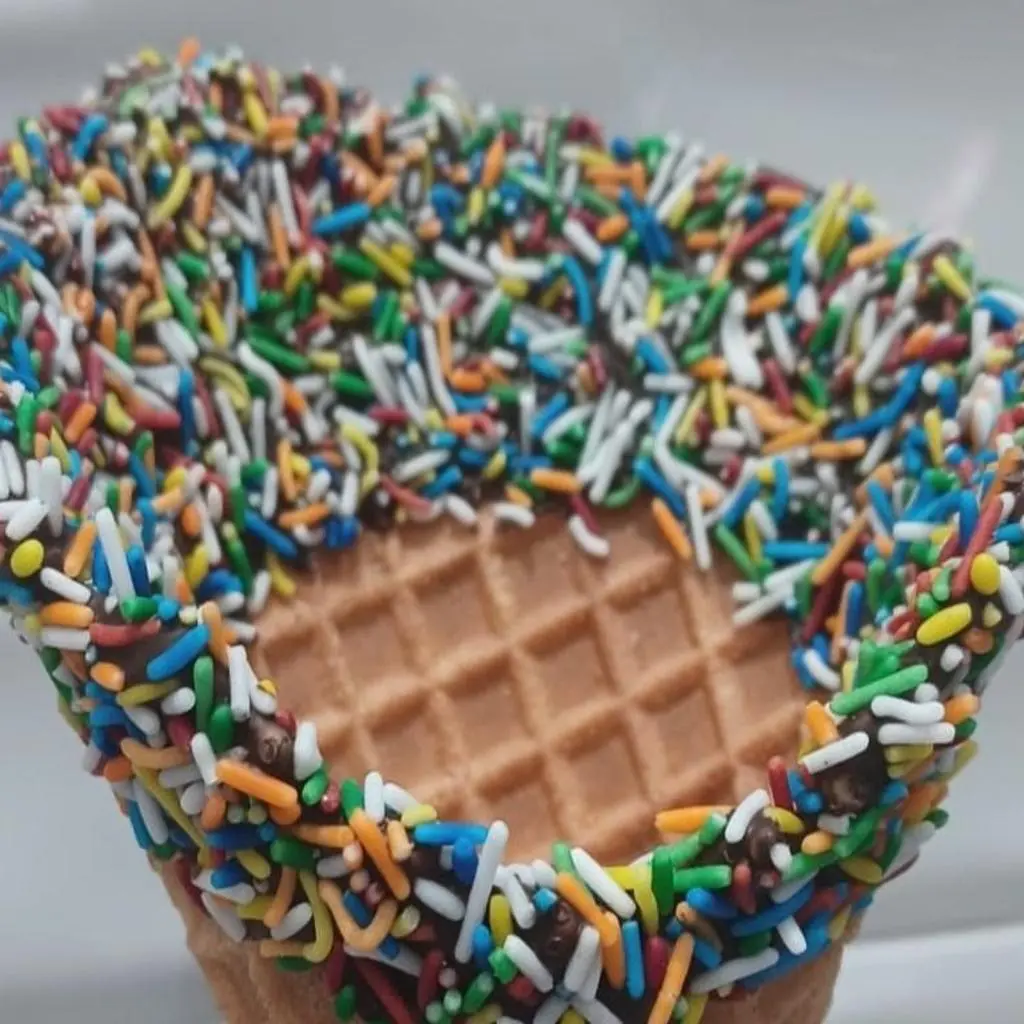 Sprinkle Waffle Cone