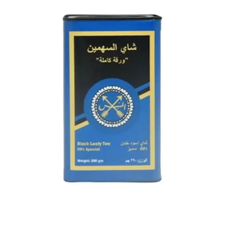 شاي المنيس السهمين ازرق علبة 290 جرام
