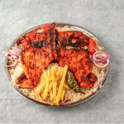 Chicken on Charcoal with Rice