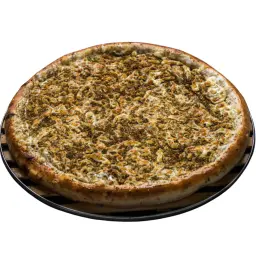 Cheese and Zaatar Pizza