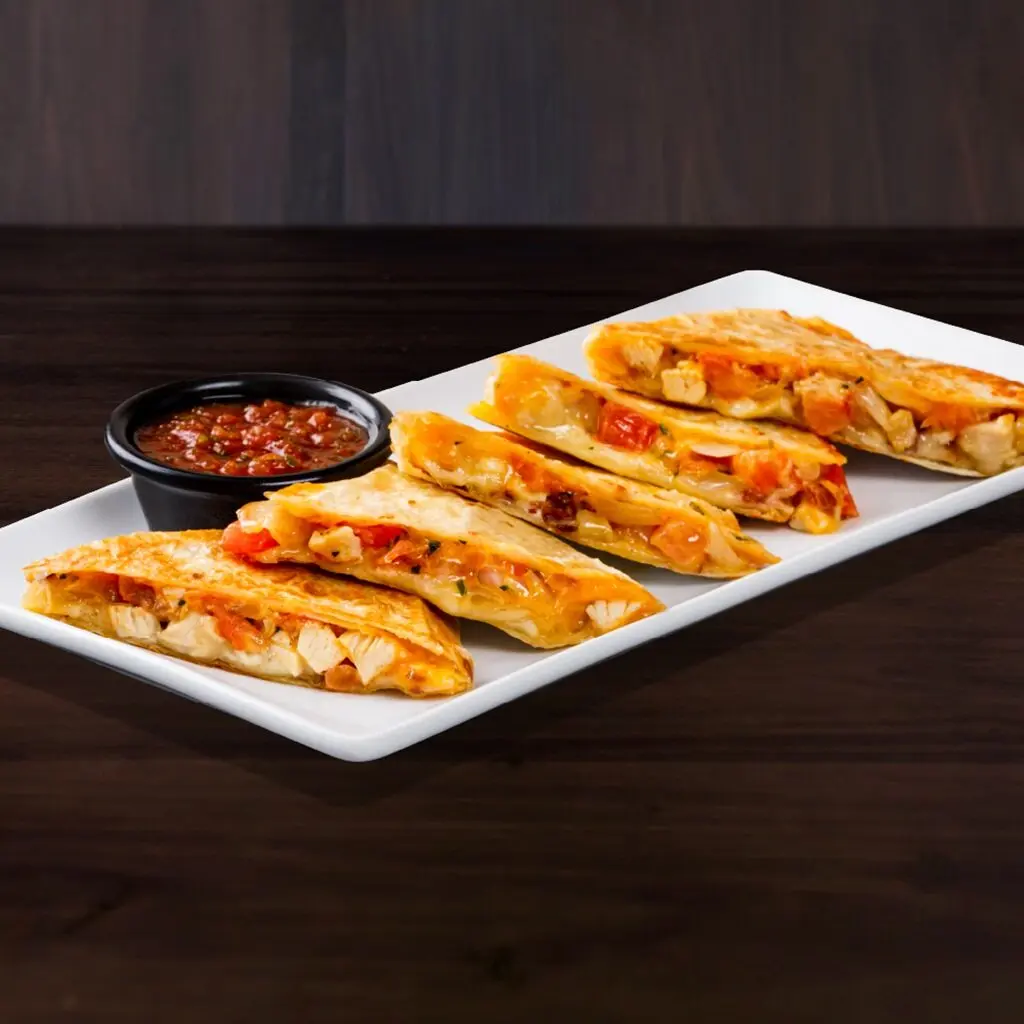 CHICKEN QUESADILLAS