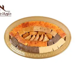 حلى شيز كيك مع بسبوسة قشطة