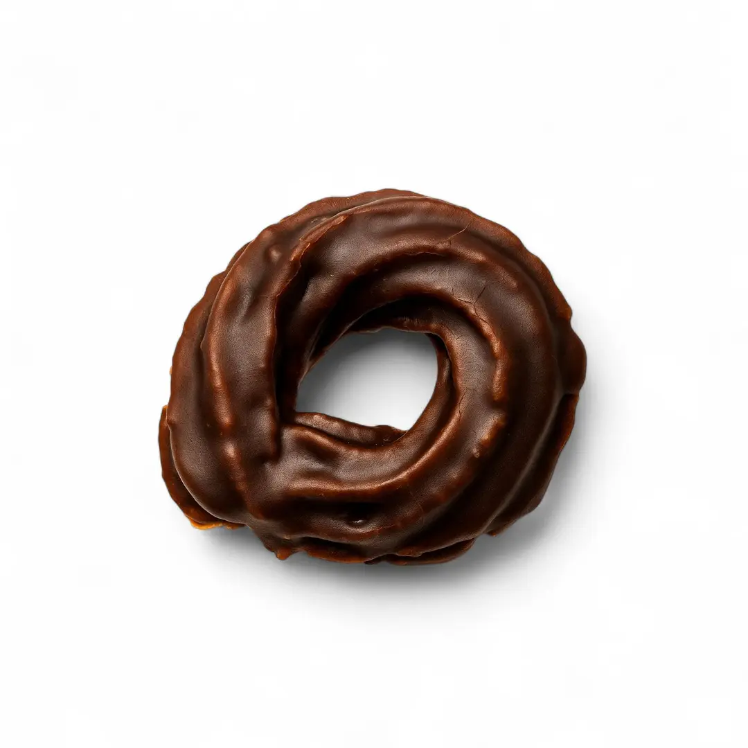 Chocolate French Crullers Donut