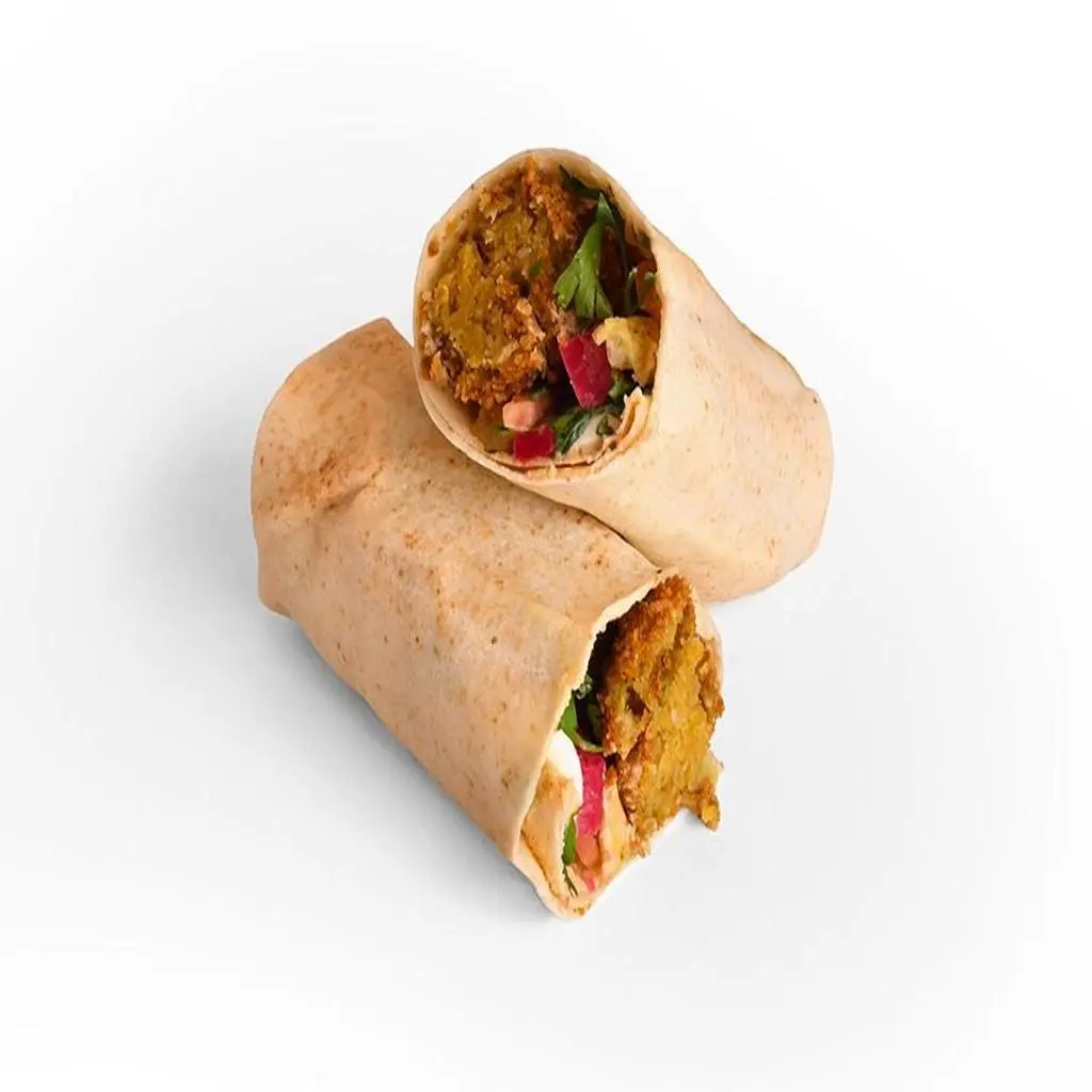 Original Mixed Falafel Sandwich with Hummus, Egg, and Cheese