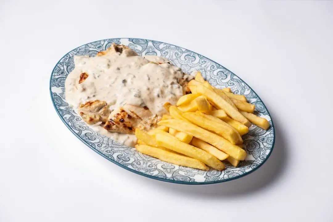 Chicken breasts with mushrooms