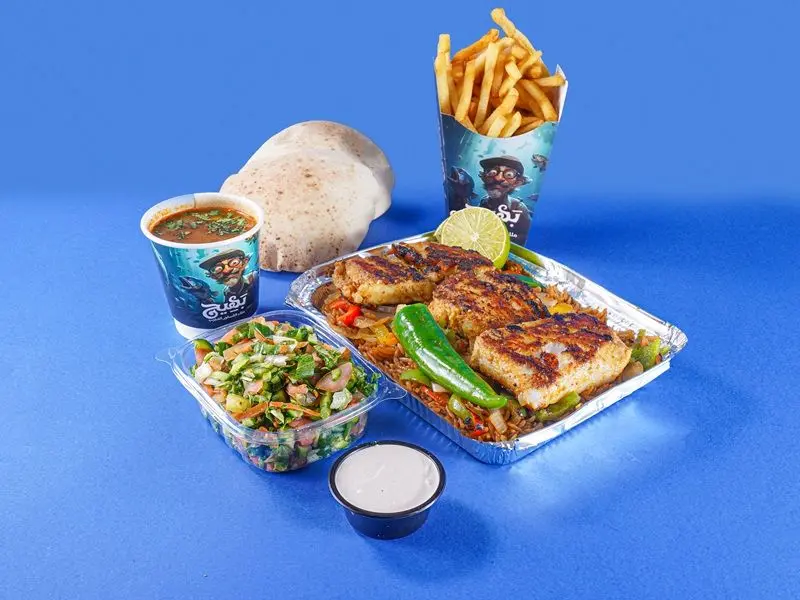 Grilled Fish Fillet  Meal