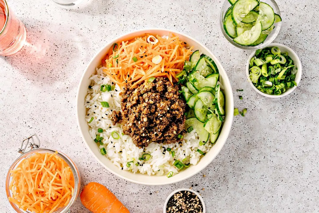 Korean Ground Beef Bowl