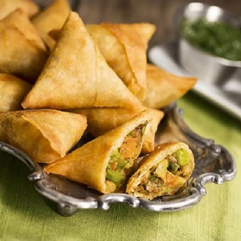 Vegetables and Meat Samosa