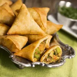 Vegetables and Meat Samosa