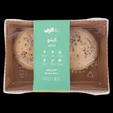 خبز برجر كيتو ١٥٦جم الرحى بيك هاوس