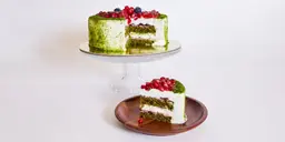 mini pistachio pomegranate cake