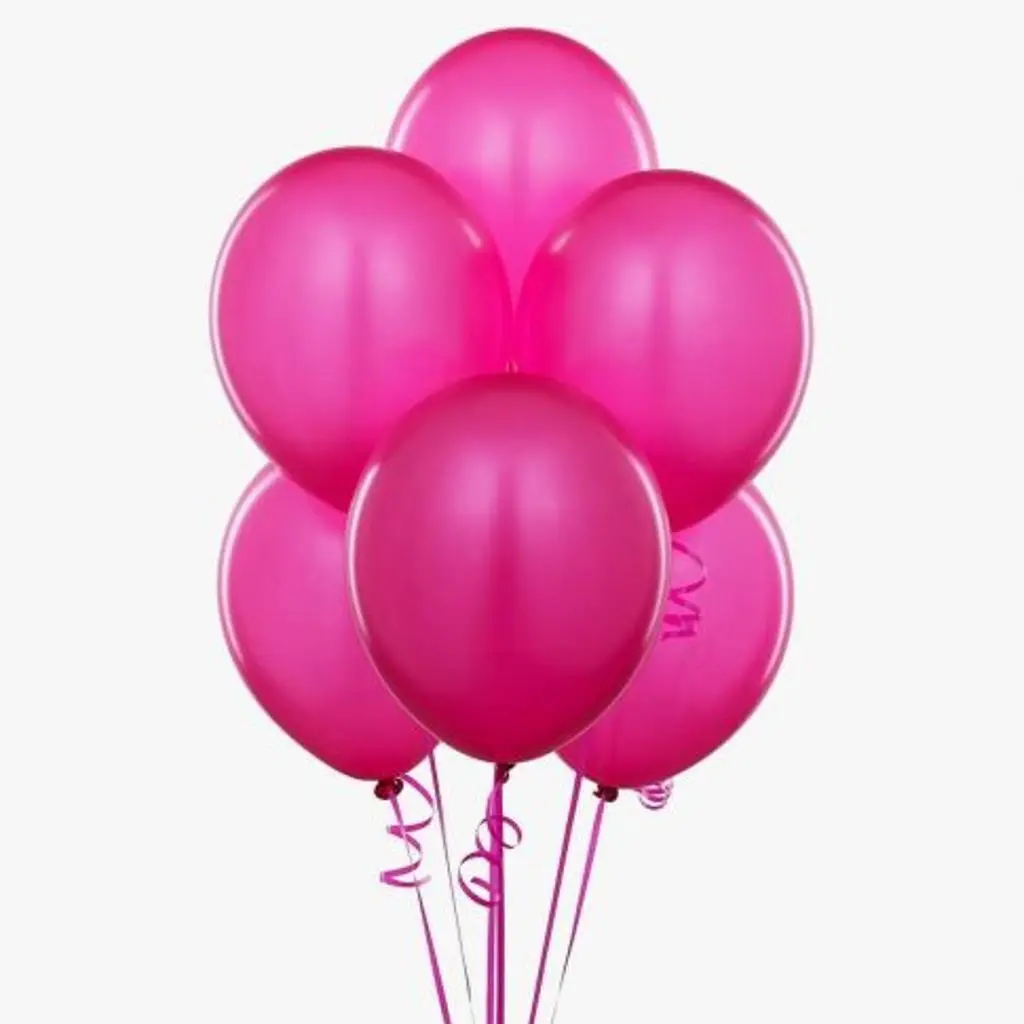 Fuchsia Helium Balloon Bouquet