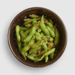 104. edamame with chili garlic