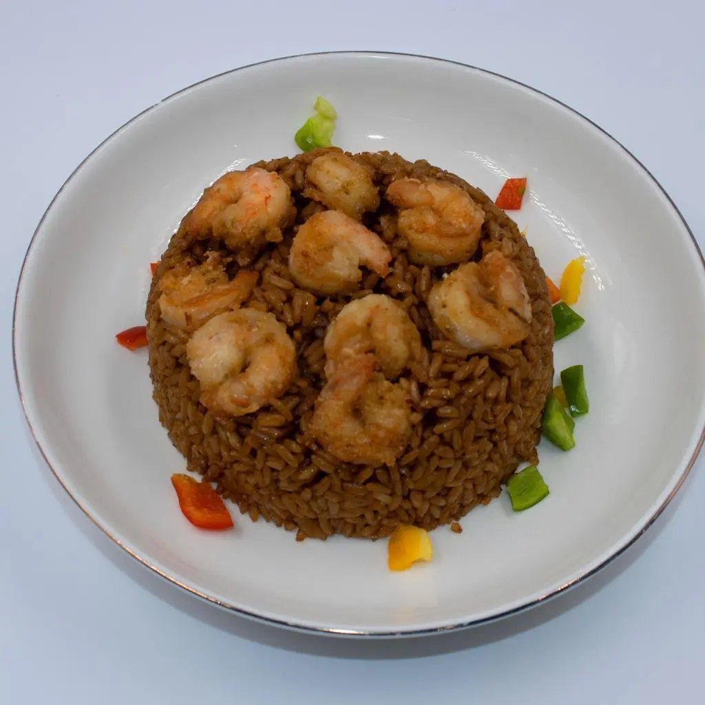 Shrimp Rice with Butter