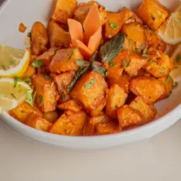 مكعبات بطاطا حارة