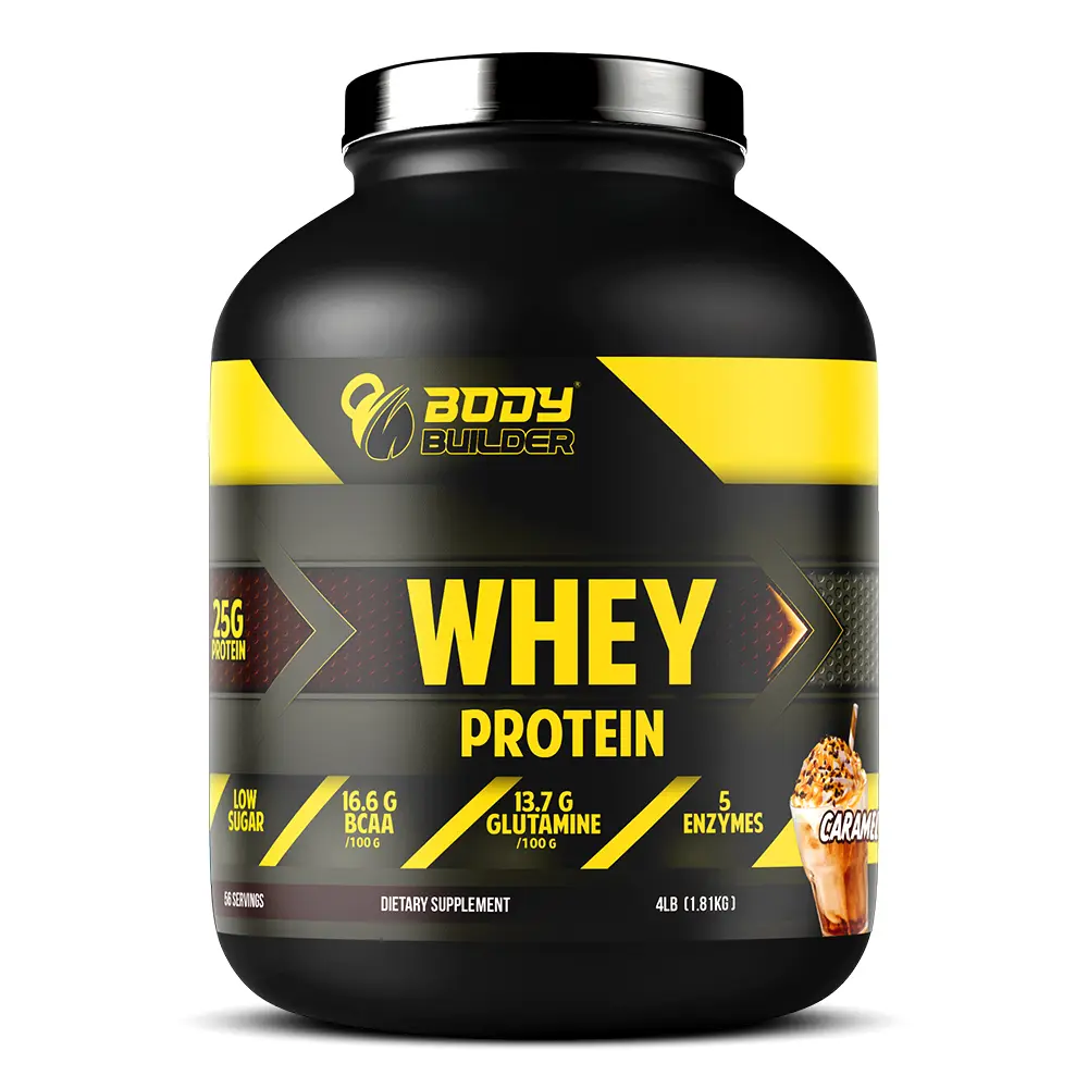Body Builder 100% Whey Protein Latte Caramel 4 LB