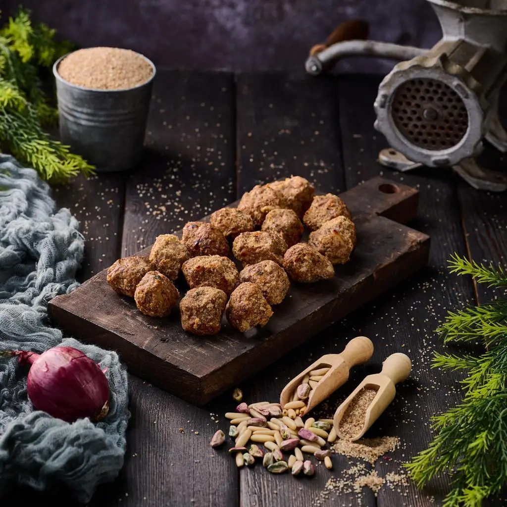 Frozen Kibbeh on a Skewer