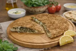 كعكة طرابلسية بالزعتر والجبنة