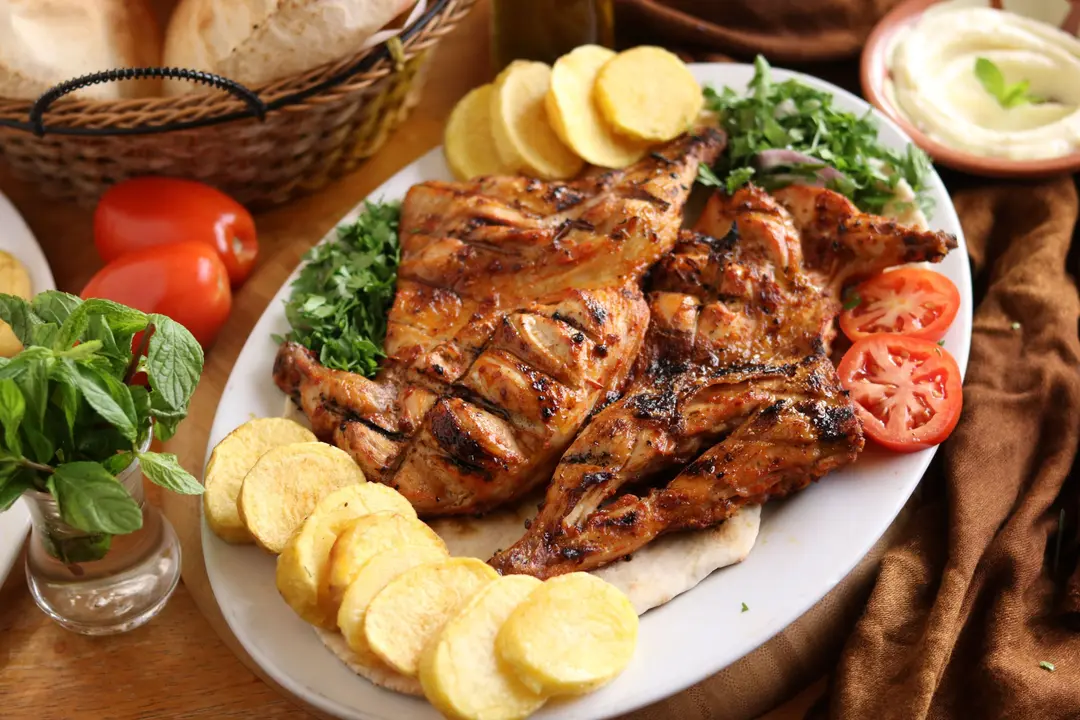 دجاج مشوي