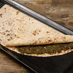 Spinach Saj Pie