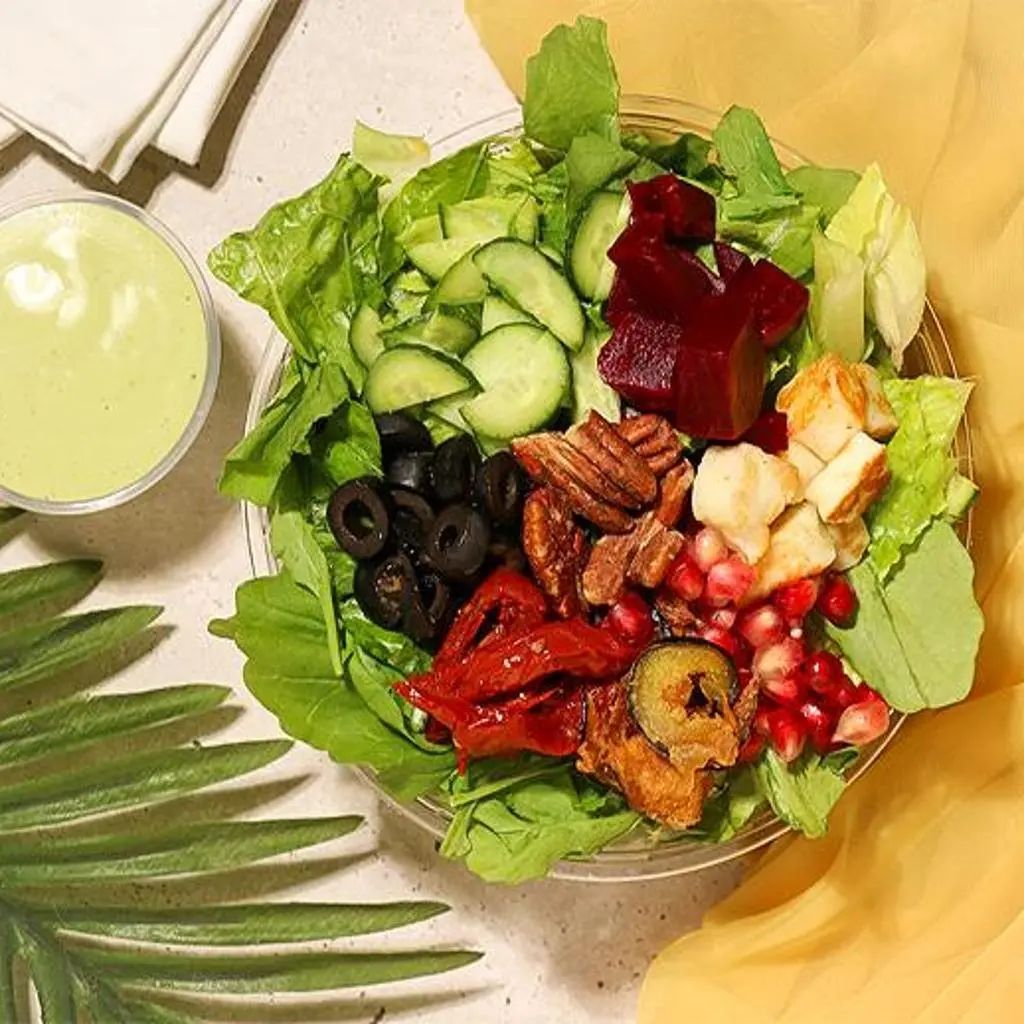 Halloumi Party Salad