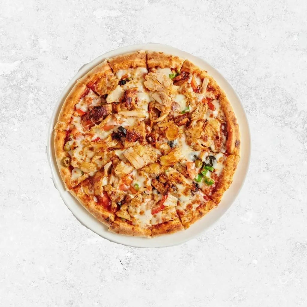 Chicken Roast Beef Pizza