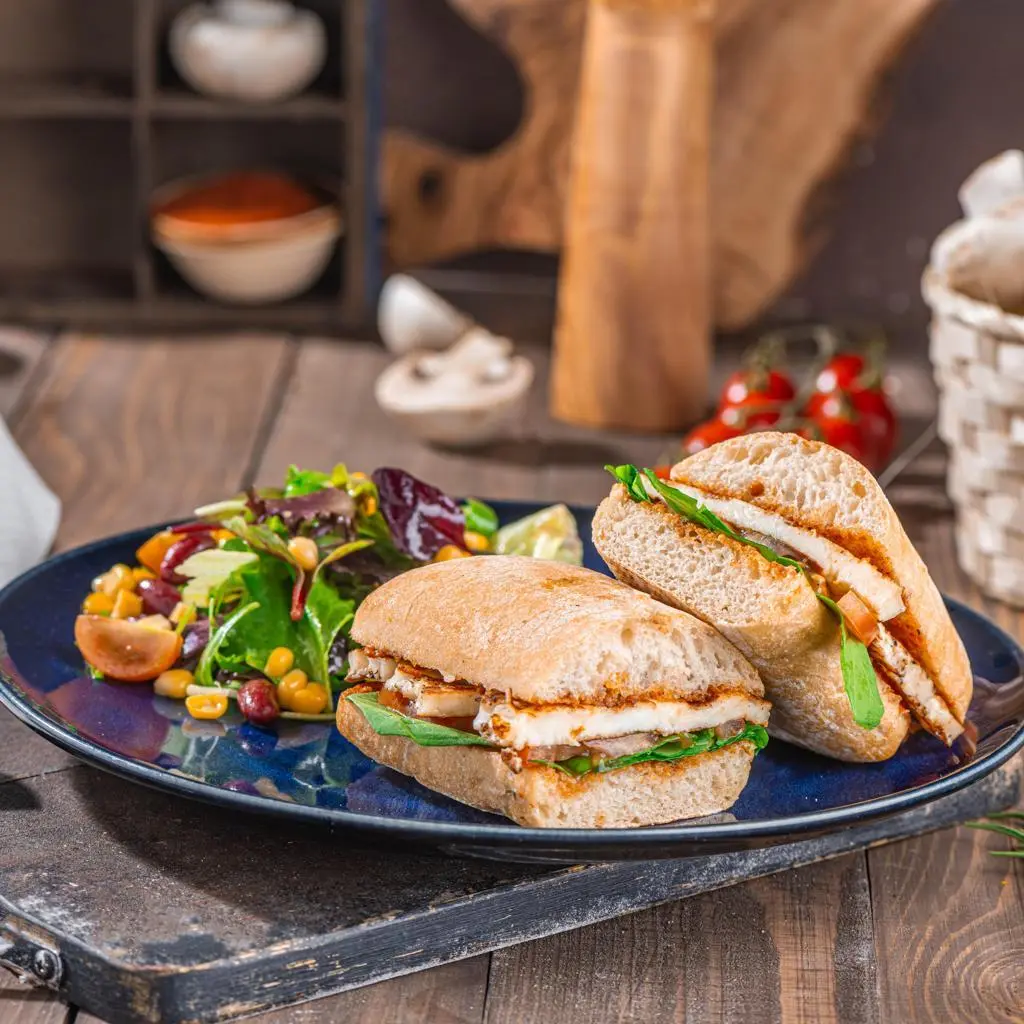 Grilled Halloumi Sandwich