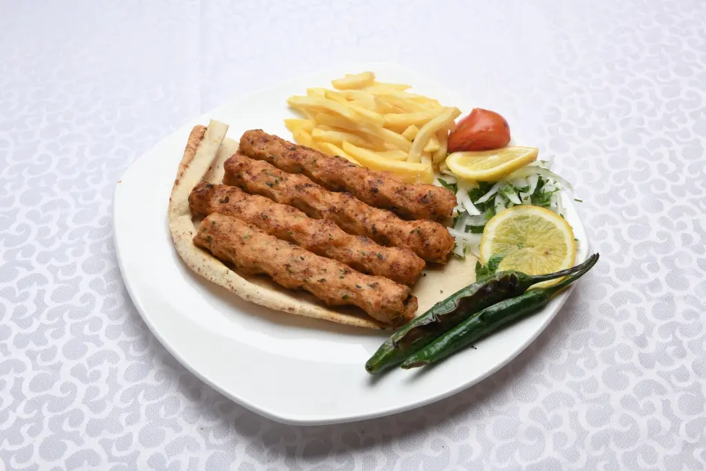 طبق كباب دجاج