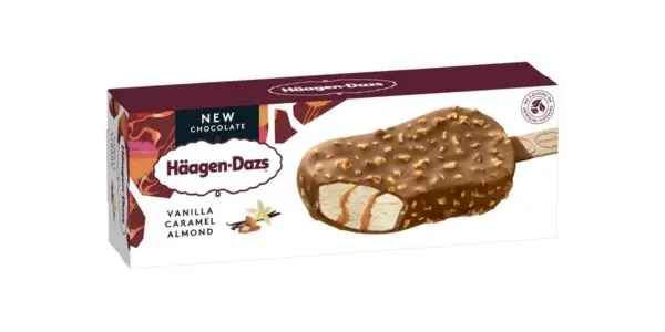 Vanilla Caramel & Almond Ice cream Stick