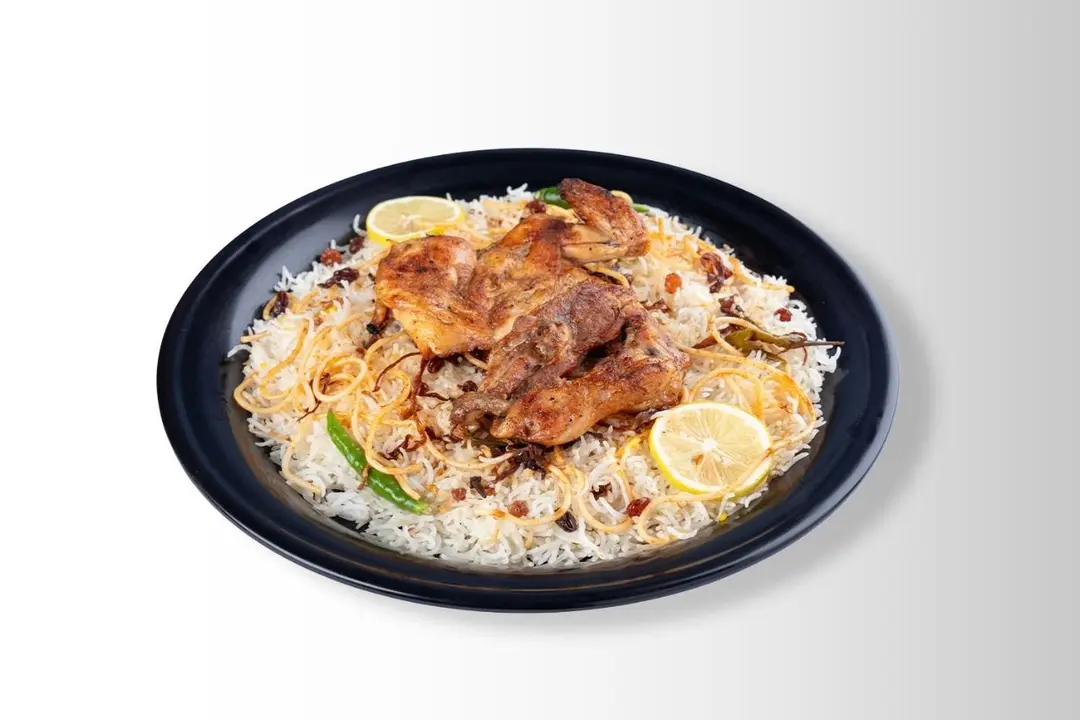 مظبي حراق مع أرز بشاور