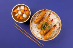 Prawn Katsu Curry With Rice