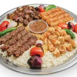 Family Grills with Rice