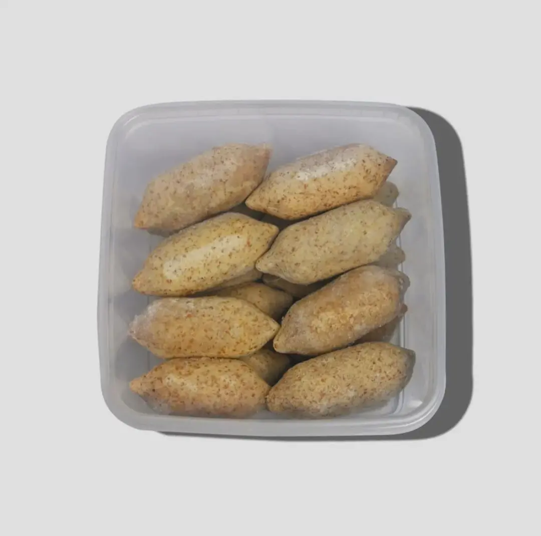 Frozen chicken kibbeh