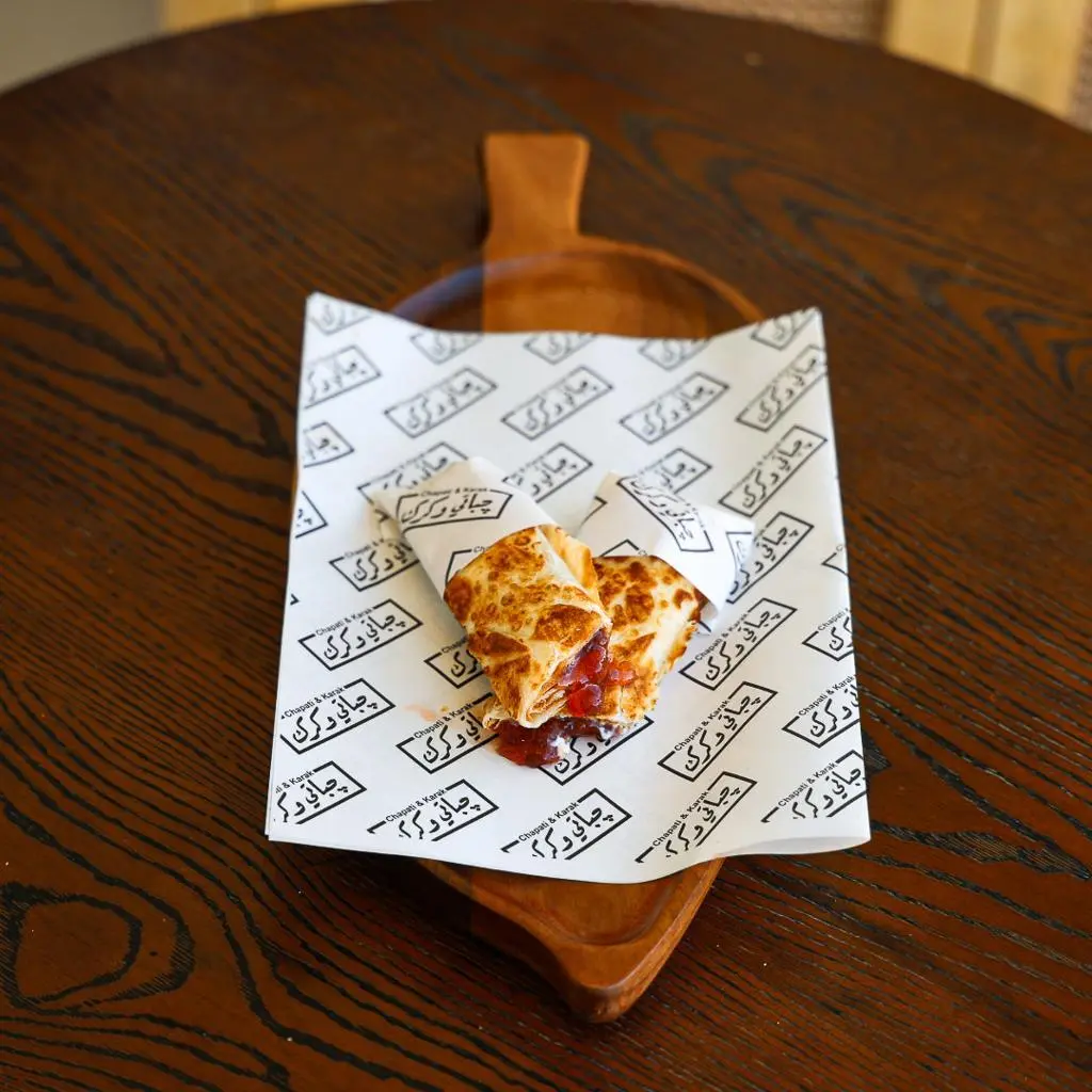 Jam with Cheese Chapati