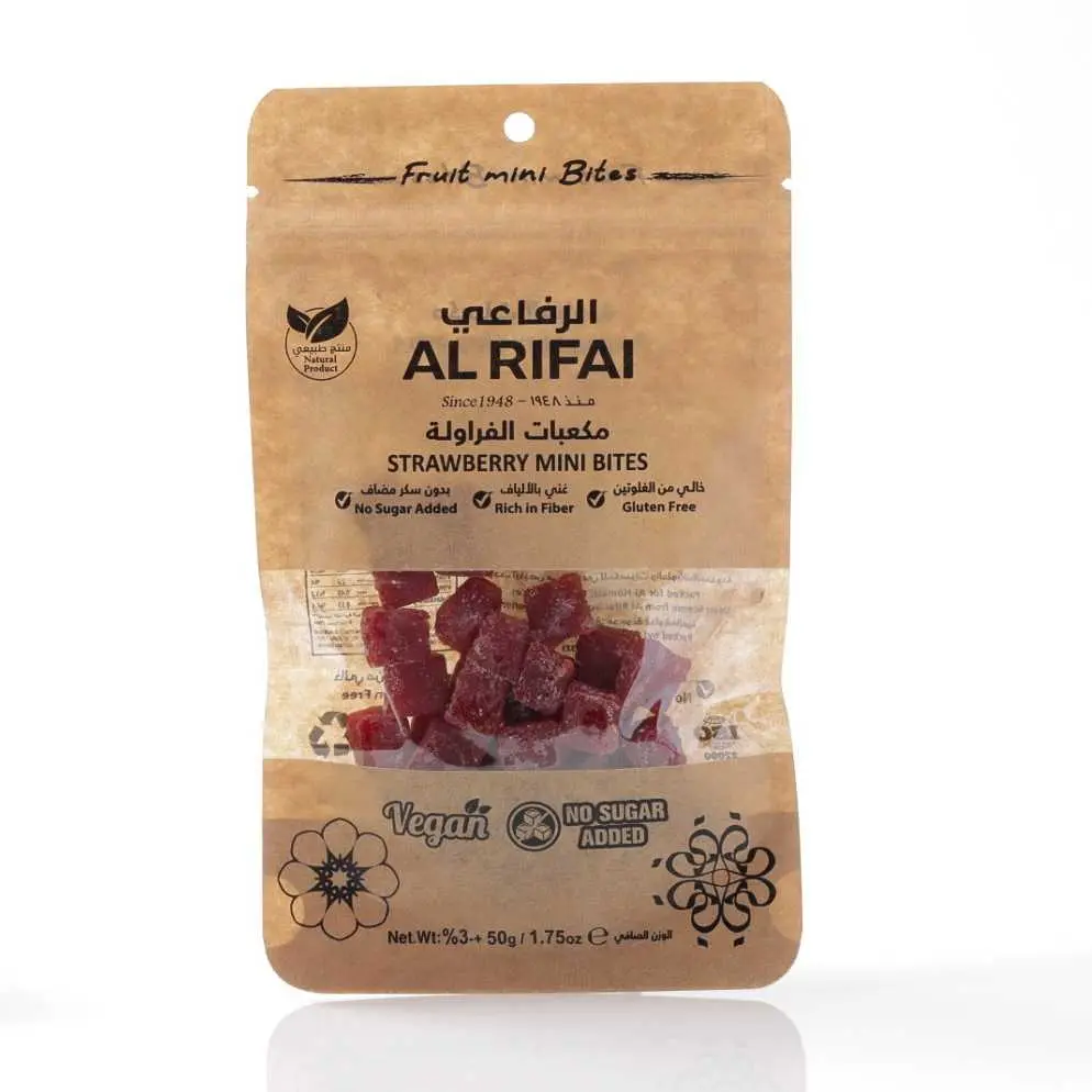 Strawberry Mini Cubes 50g
