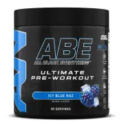 AN ABE ULTIMATE PRE-WORKOUT ICY BLUE RAZ 30SERV