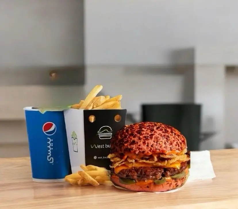 Buffalo Chicken Burger Meal
