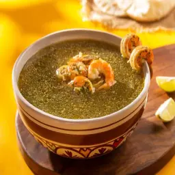 طاجن ملوخية بالجمبري