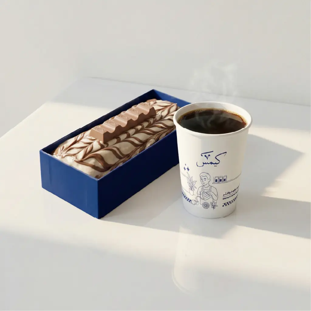 كندر رول + قهوة