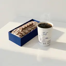 كندر رول + قهوة